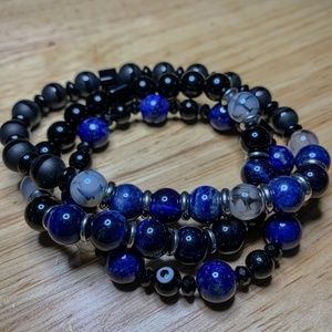 Crystal Dragon Eye Lapis Lazuli Healing Bracelet